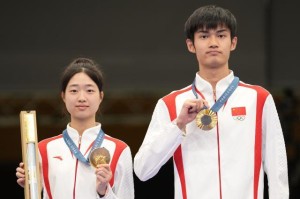 欧洲媒体关注奥运首金：中国选手捍卫冠军地位